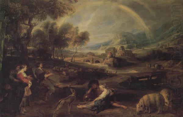 Landscape with a Rainbow, Peter Paul Rubens